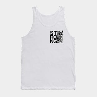 tiger strong motiv Tank Top